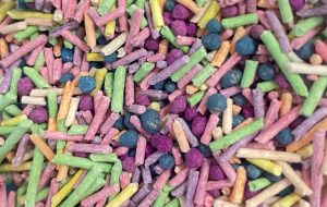 Tofu litter: Absorbs well, lasts long